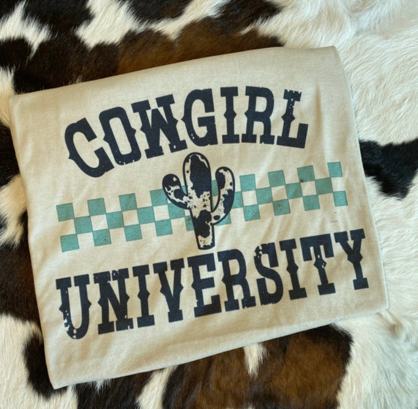 Cowgirl University Tshirt