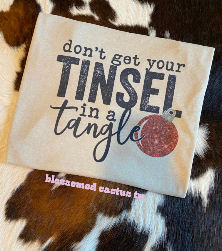 Tinsel in a Tangle Tee