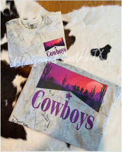 Sunset Cowboy Tee